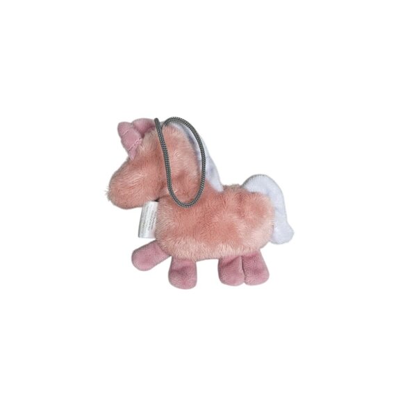 Itzy Ritzy Pink Unicorn Sweetie Pal Pacifier Plush Bag Charm - Picture 4 of 9